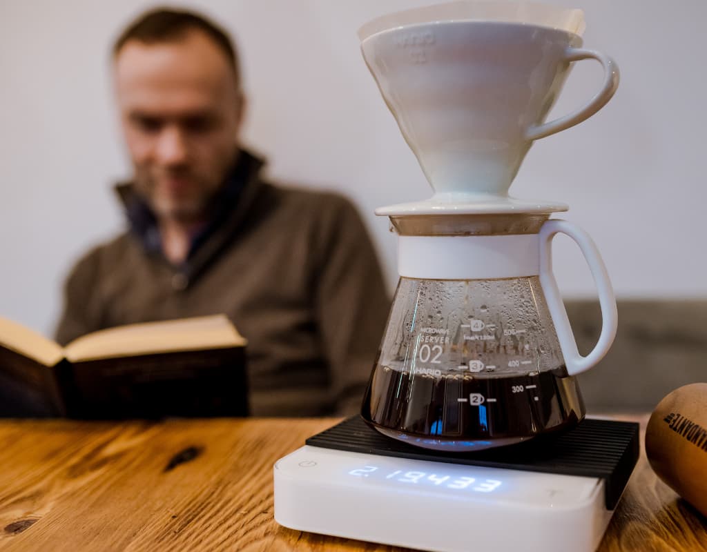 kawa specialty prosta w przygotowaniu